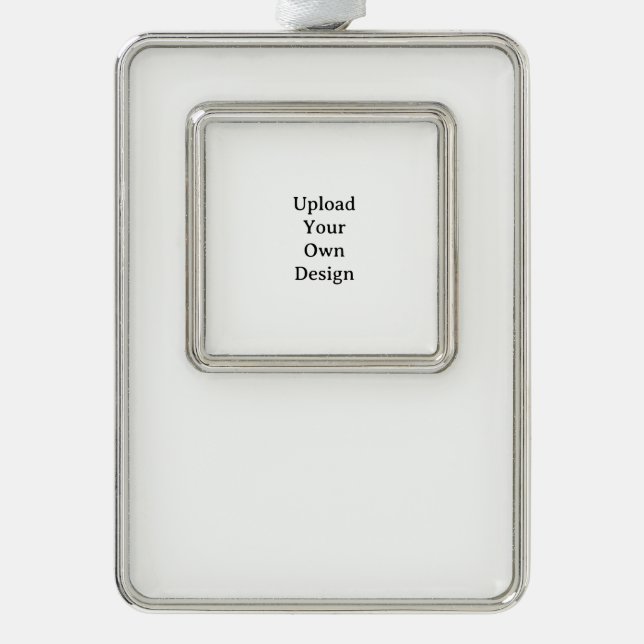 Create Your Own Simple Custom Framed  Christmas Ornament (Front)
