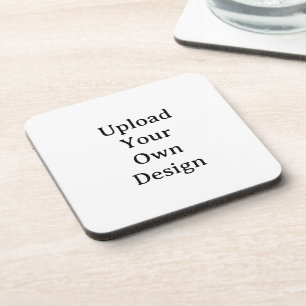 Create Your Own Simple Custom Hard plastic  Beverage Coaster
