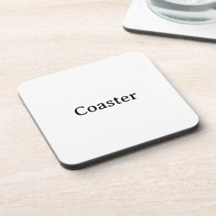 Create Your Own Simple Custom Hard plastic  Beverage Coaster