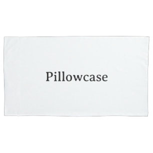 Create Your Own Simple Custom King 20"x30" Single Pillow Case