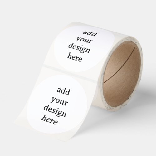 Create Your Own Simple Custom Large 3" Classic Round Sticker