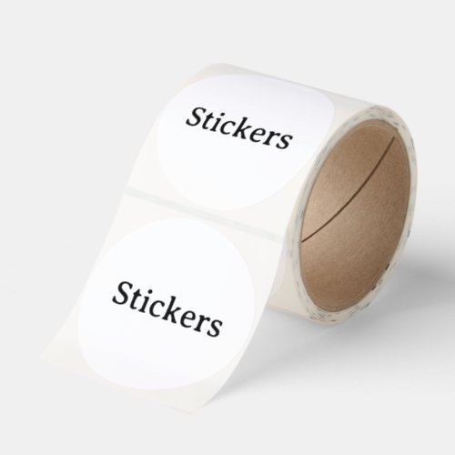 Create Your Own Simple Custom Large 3" Classic Round Sticker