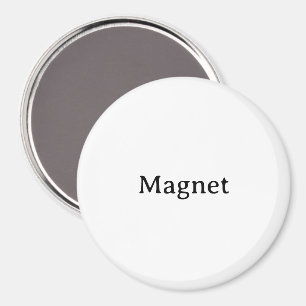 Create Your Own Simple Custom Large 3 Inch Circle Magnet