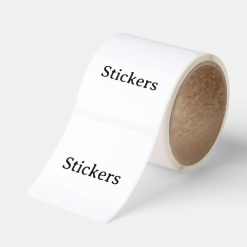 Create Your Own Simple Custom Large 3" Square Sticker