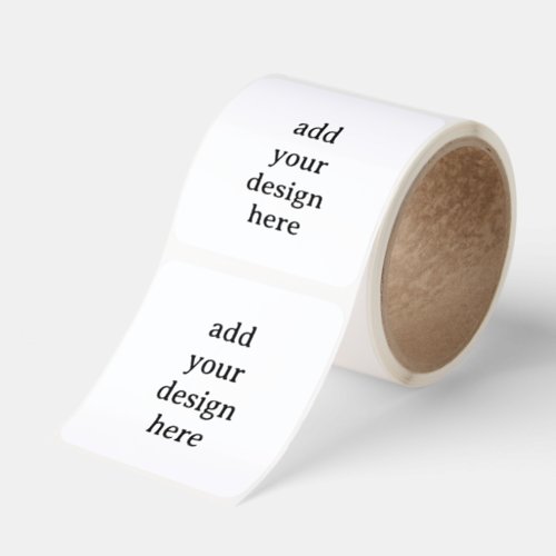Create Your Own Simple Custom Large 3" Square Sticker