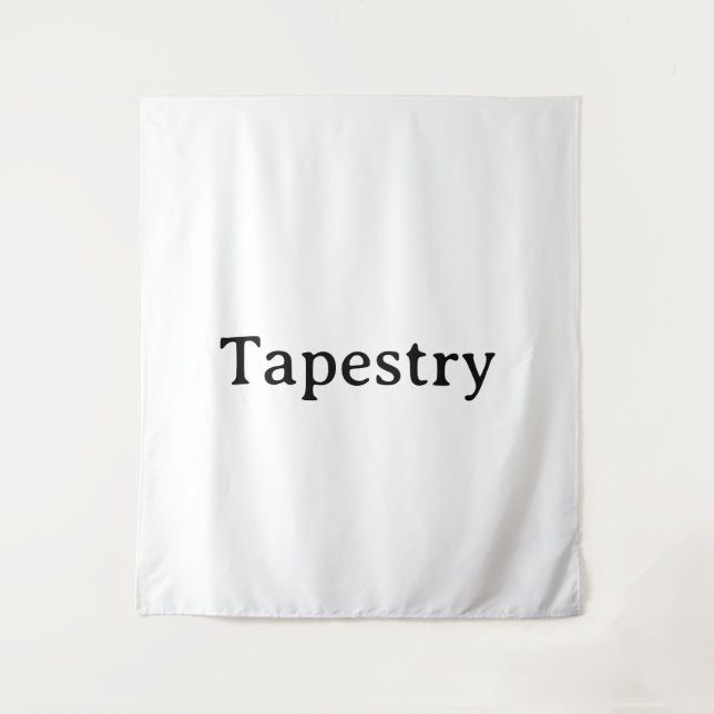 Create Your Own Simple Custom Large 68" x 80" Tapestry (Front)