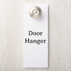 Create Your Own Simple Custom Large Standard Door Hanger