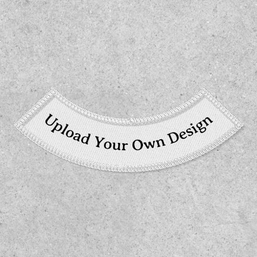 Create Your Own Simple Custom Lower Name Rocker Patch