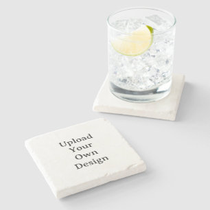 Create Your Own Simple Custom Marble Stone Coaster