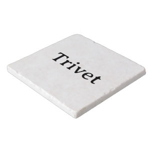 Create Your Own Simple Custom Marble Stone Trivet
