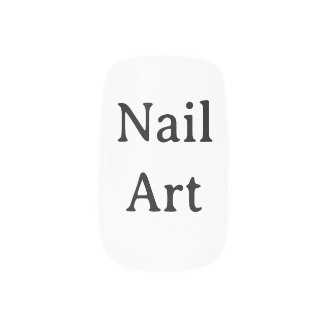 Create Your Own Simple Custom  Minx Nail Art (Left Thumb)
