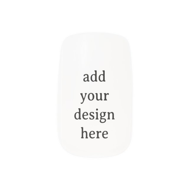 Create Your Own Simple Custom  Minx Nail Art (Left Thumb)