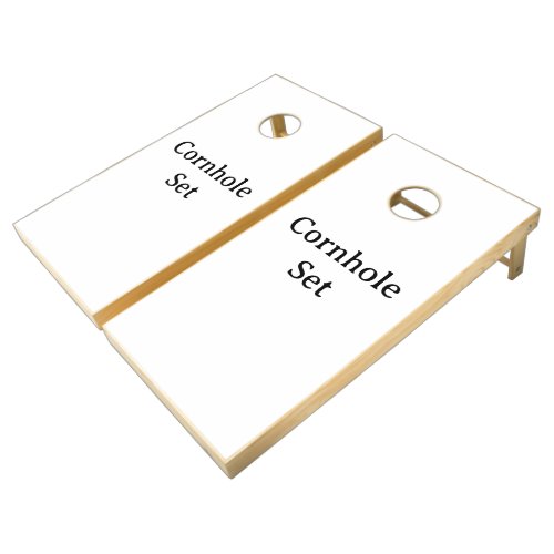 Create Your Own Simple Custom Natural Wood 48"x24" Cornhole Set