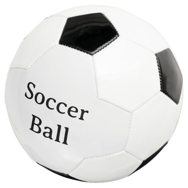 Create Your Own Simple Custom No Stand Soccer Ball (Three Quarter)