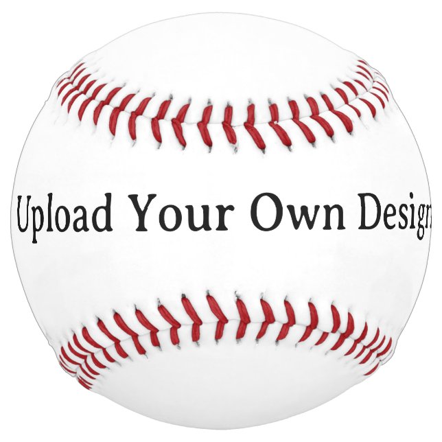 Create Your Own Simple Custom No Stand  Softball (Front)