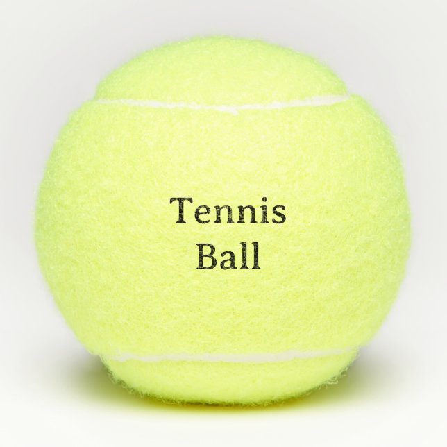 Create Your Own Simple Custom Penn Championship Tennis Balls (Front)