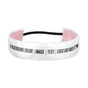 Create Your Own Simple Custom Promotional Non-Slip Athletic Headband