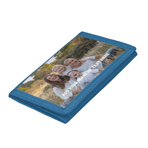 Create Your Own Simple Custom Promotional Photo Tri-fold Wallet