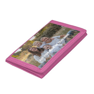 Create Your Own Simple Custom Promotional Photo Tri-fold Wallet