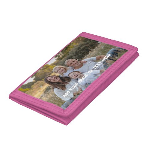 Create Your Own Simple Custom Promotional Photo Tri-fold Wallet