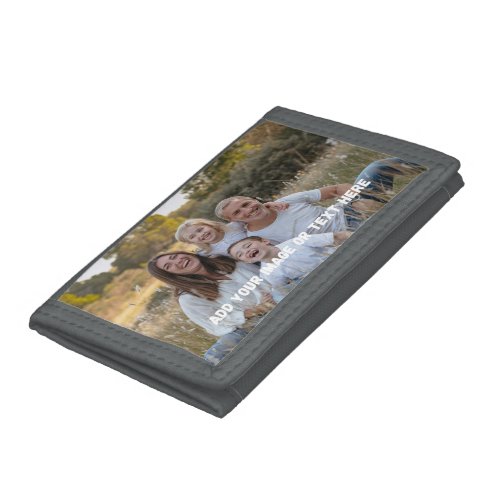 Create Your Own Simple Custom Promotional Photo Tri-fold Wallet