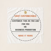 Create Your Own Simple Custom Promotional Scarves
