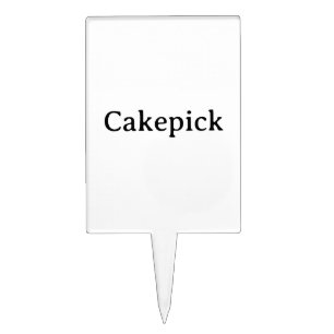 Create Your Own Simple Custom Rectangle Cake Topper