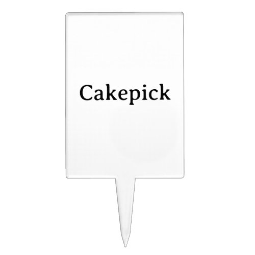 Create Your Own Simple Custom Rectangle Cake Topper