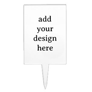 Create Your Own Simple Custom Rectangle Cake Topper