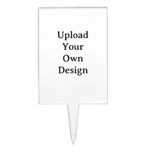 Create Your Own Simple Custom Rectangle Cake Topper