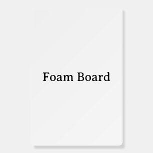 Create Your Own Simple Custom Round 12" x 18" Foam Board