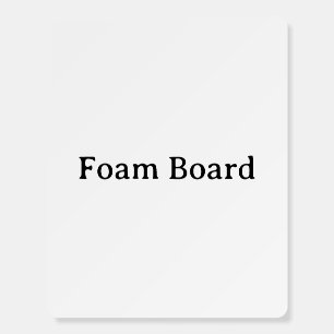Create Your Own Simple Custom Round 16" x 20" Foam Board