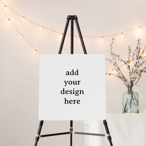 Create Your Own Simple Custom Round 18" x 18" Foam Board