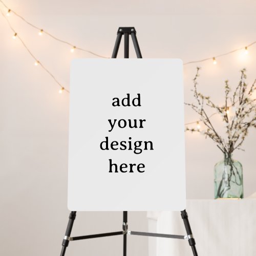 Create Your Own Simple Custom Round 18" x 24" Foam Board