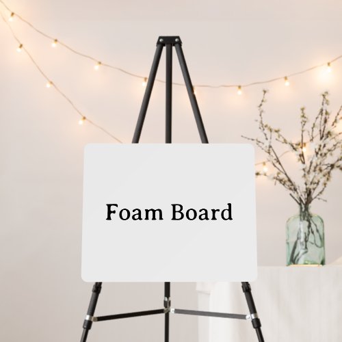 Create Your Own Simple Custom Round 20" x 16" Foam Board