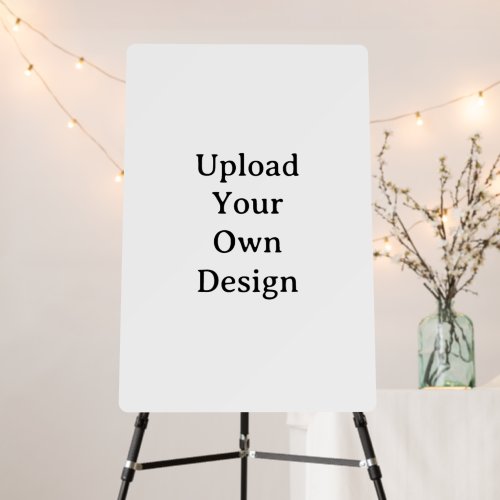 Create Your Own Simple Custom Round 20" x 30" Foam Board