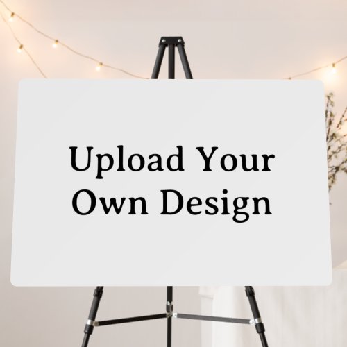 Create Your Own Simple Custom Round 36" x 24" Foam Board
