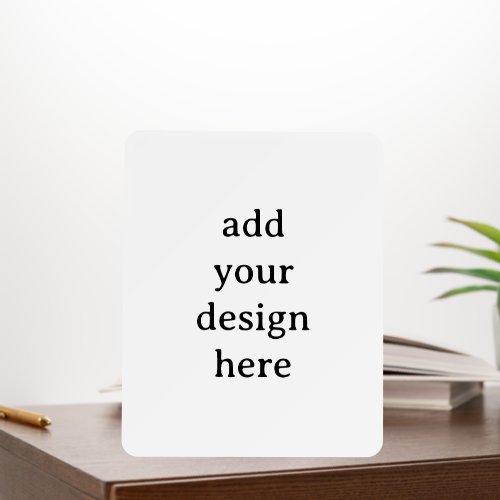 Create Your Own Simple Custom Round 8" x 10" Foam Board