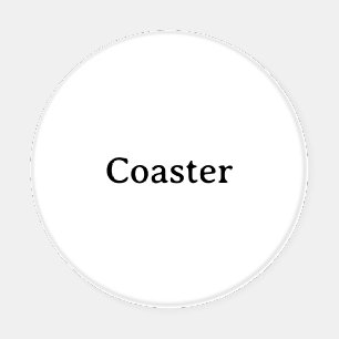 Create Your Own Simple Custom Round Coaster Set