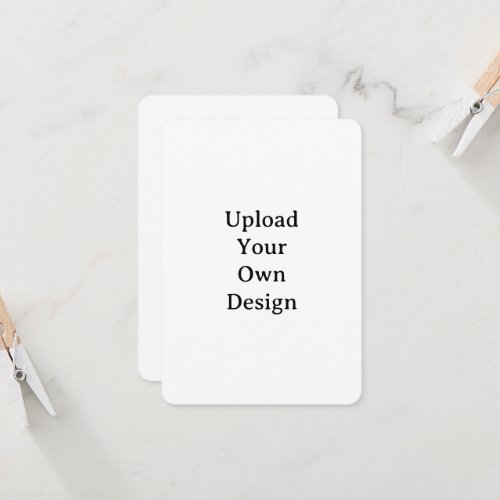 Create Your Own Simple Custom Rounded 3.5" x 5" Invitation