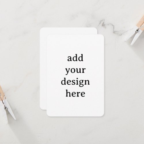 Create Your Own Simple Custom Rounded 3.5" x 5" Invitation