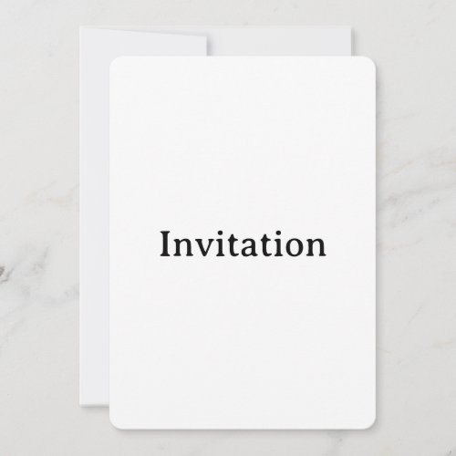 Create Your Own Simple Custom Rounded 5" x 7" Invitation