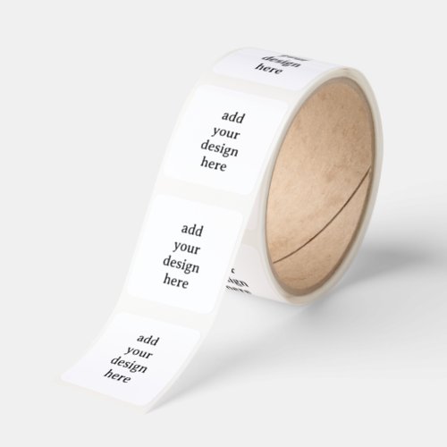 Create Your Own Simple Custom Small 1.5" Square Sticker