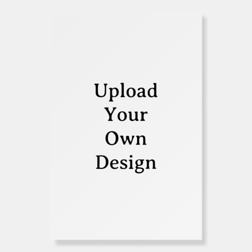Create Your Own Simple Custom Square 12" x 18" Foam Board