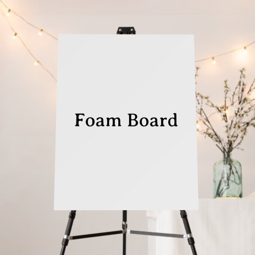 Create Your Own Simple Custom Square 22" x 28" Foam Board