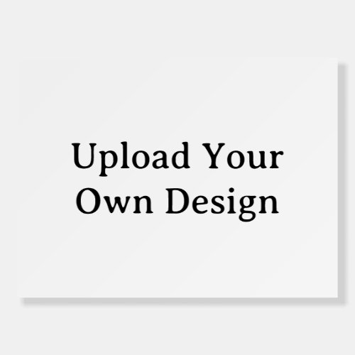 Create Your Own Simple Custom Square 24" x 18" Foam Board