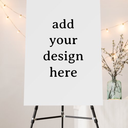 Create Your Own Simple Custom Square 24" x 36" Foam Board