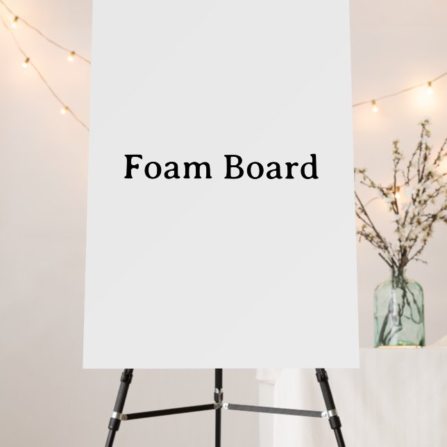 Create Your Own Simple Custom Square 24" x 36" Foam Board (In Situ (Stand))