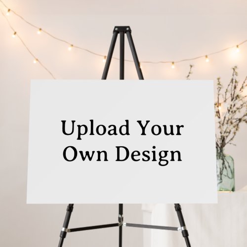 Create Your Own Simple Custom Square 30" x 20" Foam Board