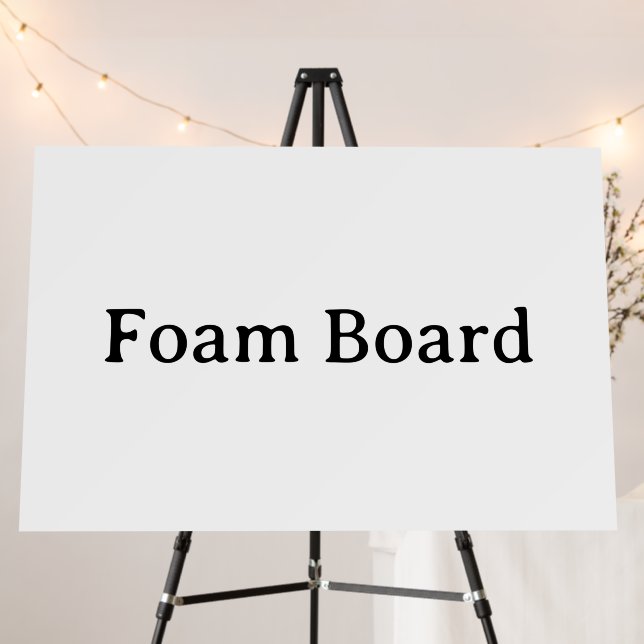 Create Your Own Simple Custom Square 36" x 24" Foam Board (In Situ (Stand))